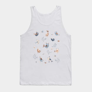 Blue birds and bugs tee Tank Top